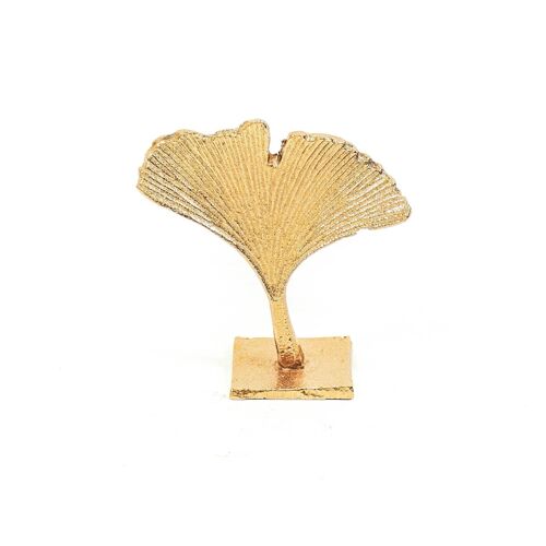 HV Golden Ginkgo Leaf-Standing-  9,5x5x10,5