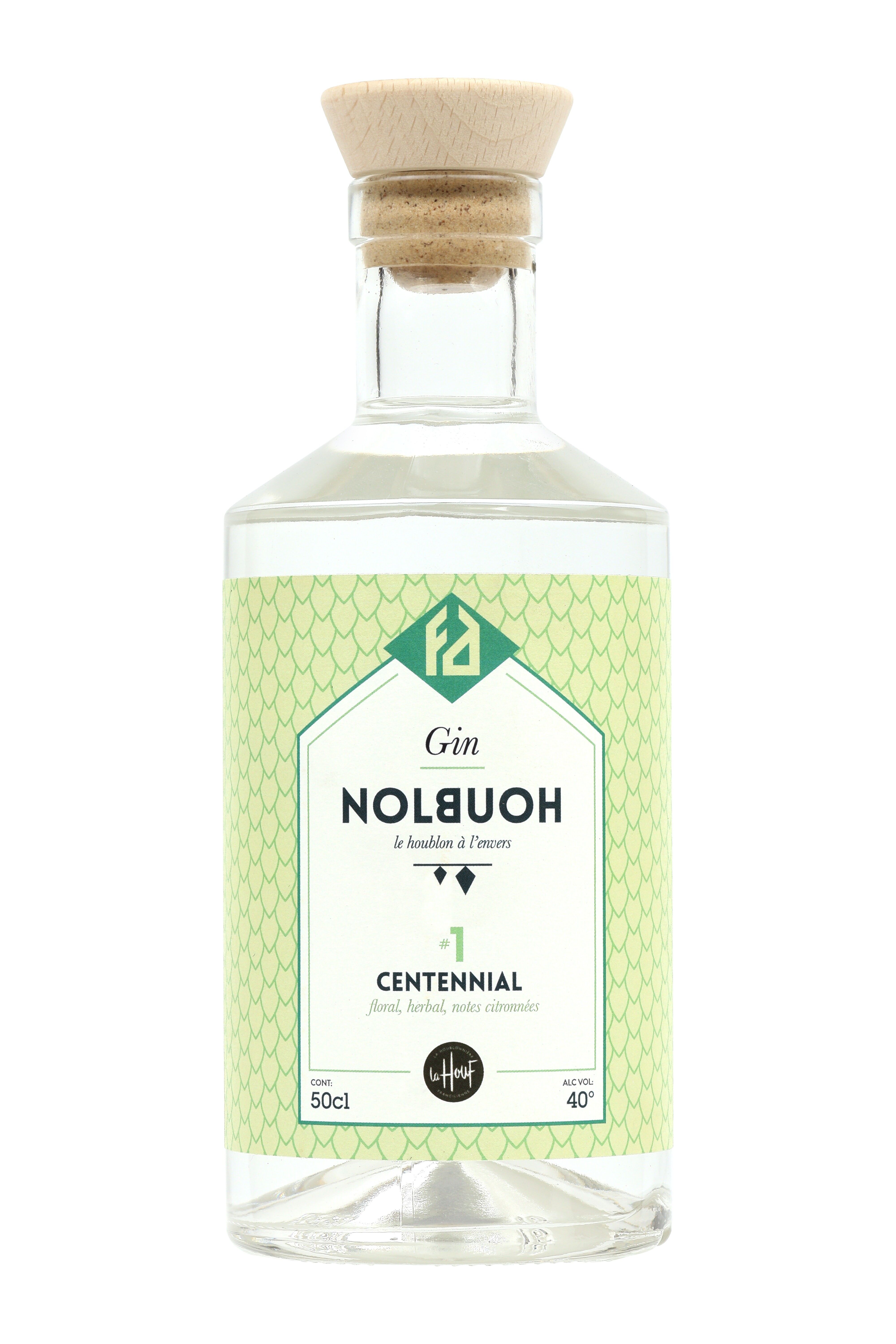 GIN NOLBUOH CENTENNIAL - Gin au houblon Centennial 40° - Série limitée