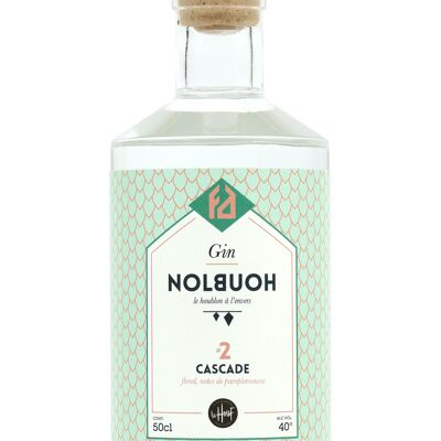 GIN NOLBUOH CASCADE - Ginebra con lúpulo Cascade 40° - Edición limitada