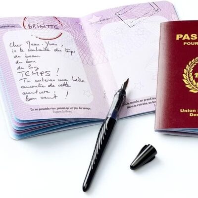 Passeport pour la Retraite | Livre d'or Pot de Départ Collègue