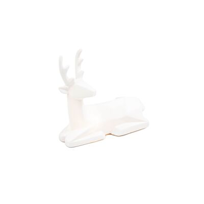 HV Reindeer LED lamp - 12x5x11cm - White