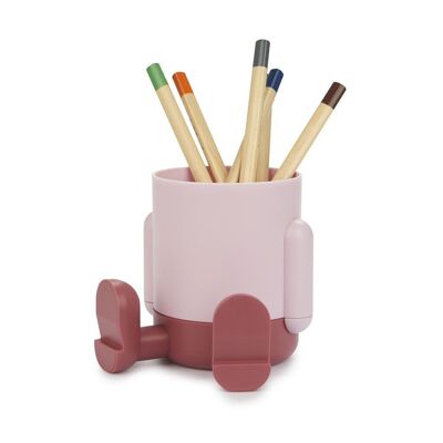 Porte-crayons / Pot à crayons Mr Sitty Couleur Rose