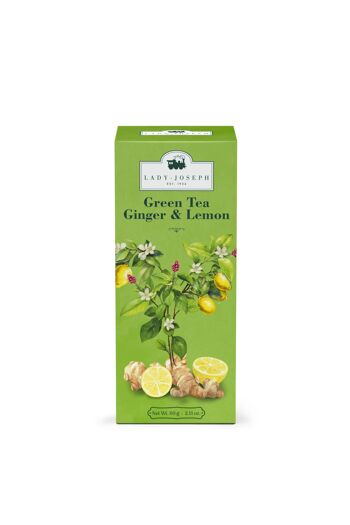 Thé vert au gingembre et citron. 2