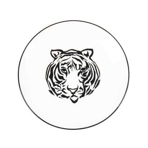 HV Tiger Plate - White - Ø22cm