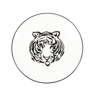 Plato HV Tiger - Blanco - Ø22cm