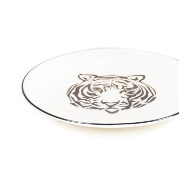 Assiette Tigre HV - Blanc - Ø22cm 2