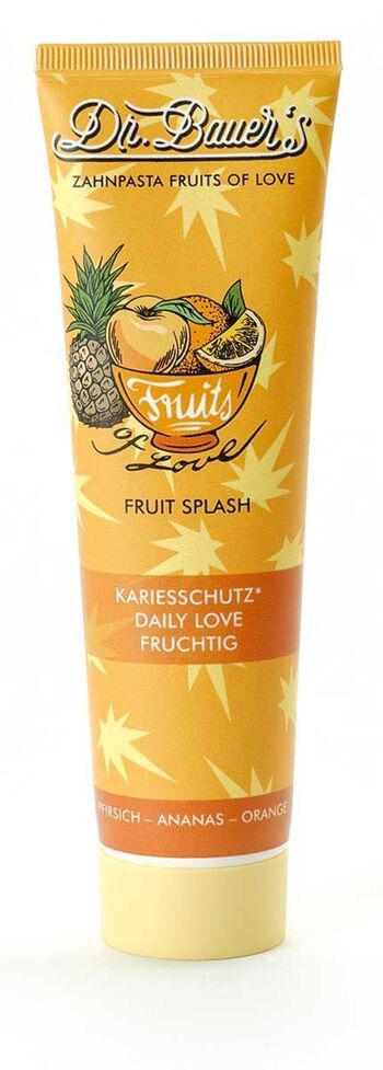 docteur Bauer's Dentifrice Fruits d'Amour Fruit Splash 90ml 2