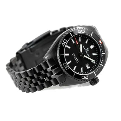 Reloj OCEAN 200 AUTOMATIC 01 NEGRO - Black Edition - Ensamblado en España