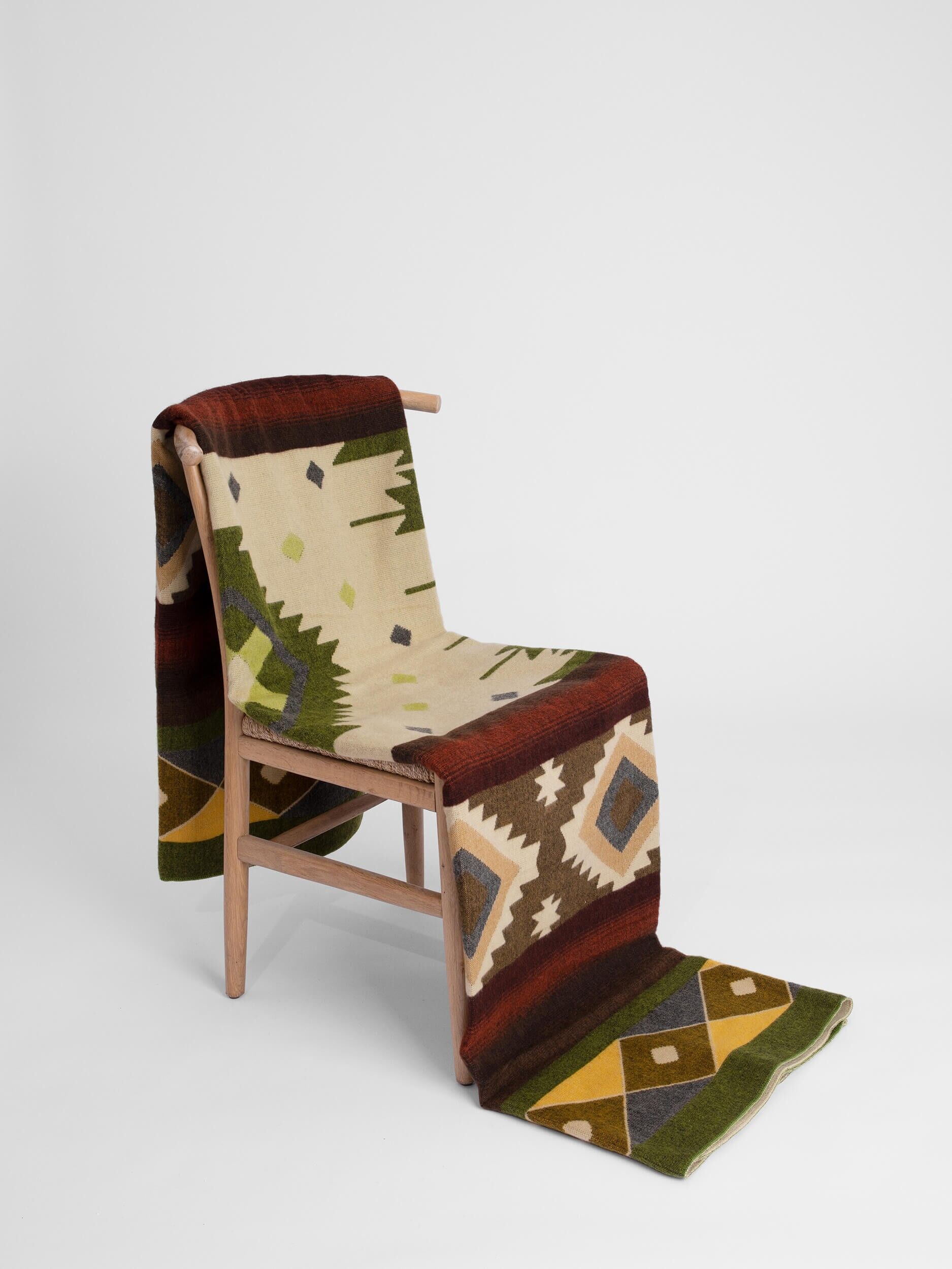 Plaid verde muschio nativo