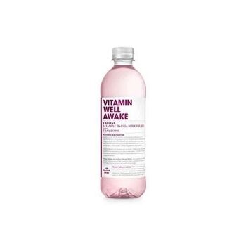 VITAMIN WELL AWAKE - Boisson non gazeuse fonctionnelle (à base de vitamine) et désaltérante - Saveur Framboise - Boîte de 12  bouteilles de 500 ml 2