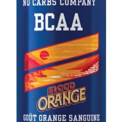 NOCCO Goût Orange sanguine - Boisson gazeuse fonctionnelle - Avec Caféine (180 ml) - Sans sucre  - Boîte de 24 canettes de 330 ml