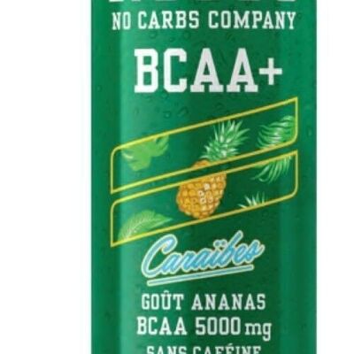 NOCCO Gusto Ananas - Bibita Funzionale - Senza Caffeina - Senza Zucchero - Confezione da 24 Lattine da 330ml