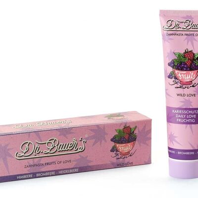 docteur Bauer's Dentifrice Fruits d'Amour Amour Sauvage 90ml