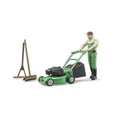 BRUDER - bworld gardener set with mower and accessories - ref: 62103