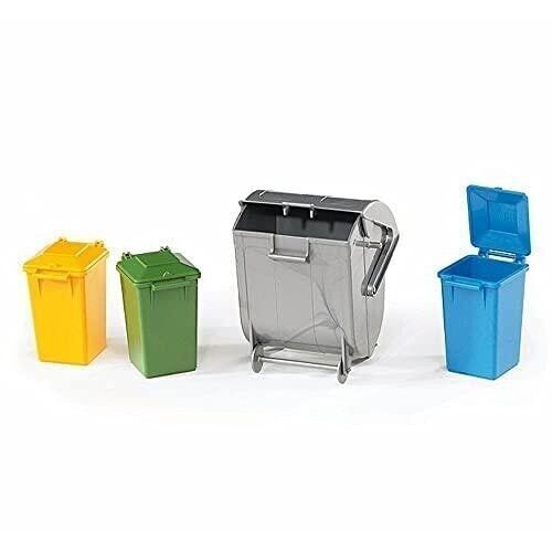 BRUDER - Assortimento di cassonetti - rif: 02607