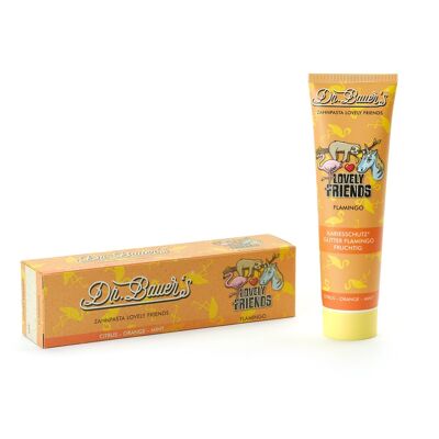 dr Bauer's Toothpaste Lovely Friends Flamingo 90ml