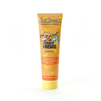 docteur Bauer's Dentifrice Lovely Friends Flamingo 90ml 2