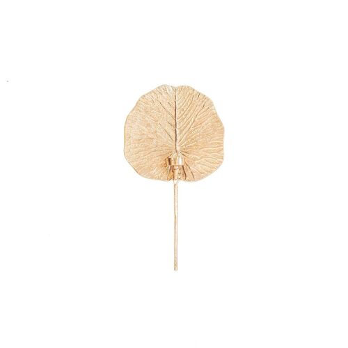 HV Lily Leaf Candleholder - Gold -  23x8x47cm