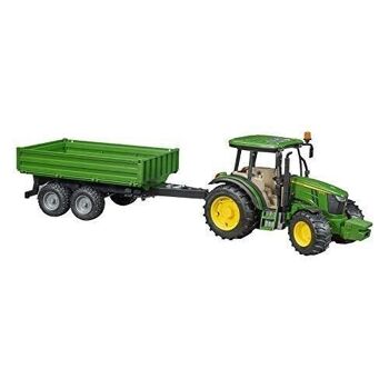 BRUDER -  Tracteur JOHN DEERE 5115M avec benne basculante -  réf : 02108 2