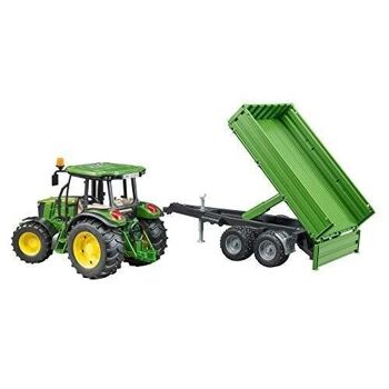 BRUDER -  Tracteur JOHN DEERE 5115M avec benne basculante -  réf : 02108 4