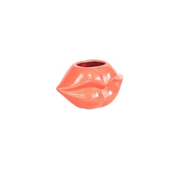 HV Lips Don't Lie Vase - Rouge - 30x12x11 7