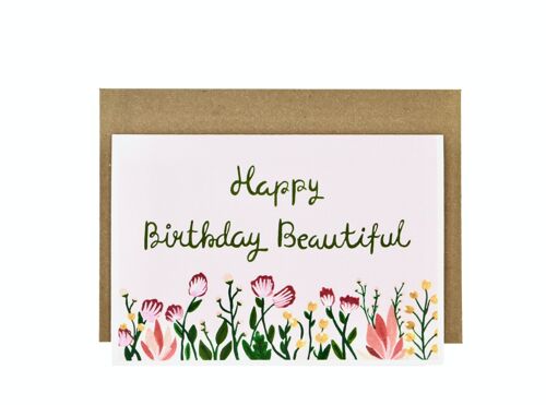 Wilde Blume | Geburtstagskarte