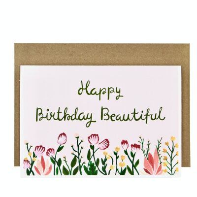 Wilde Blume | Geburtstagskarte