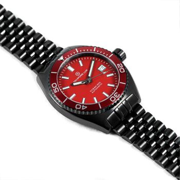 OCEAN 200 AUTOMATIC 04 Red Watch - Black Edition - Assemblé en Espagne 3