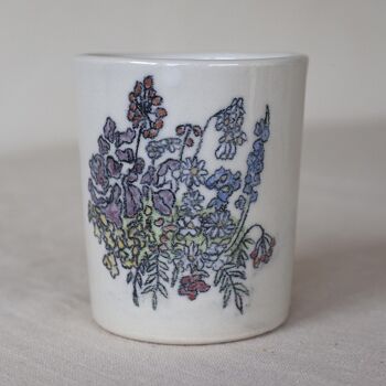 Tasse en céramique peinte à la main "Bouquet" 2