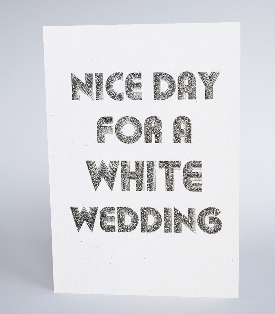 Bella giornata per un matrimonio bianco