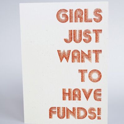 Mädchen wollen einfach nur Geld haben