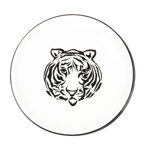 HV Tiger Dinner Plate - White - Ø 28cm