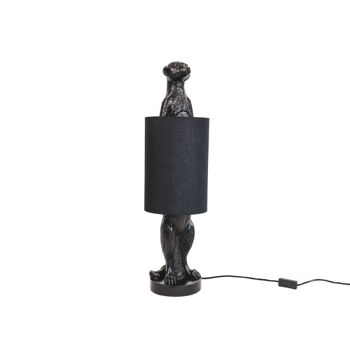 Lampe suricate HV - Noir - 20x70x20cm - incl. abat-jour 1