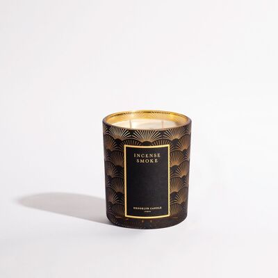 Incense Smoke Scented Holiday Candle - Smoky