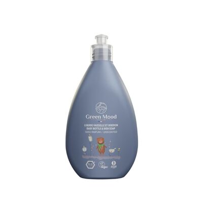 Dishwashing liquid and ecological baby bottle - fragrance free