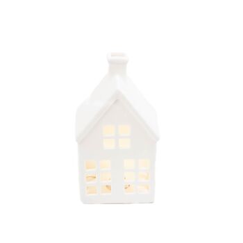 Lampe Led Maison Familiale HV - 10x8x19 cm - Blanc 1