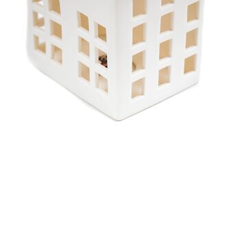 Lampe Led Maison Familiale HV - 10x8x19 cm - Blanc 5