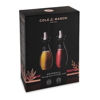 COLE&MASON HAVERHILL SET 2 HUILE/VINAIGRE SELECT FLOW 4