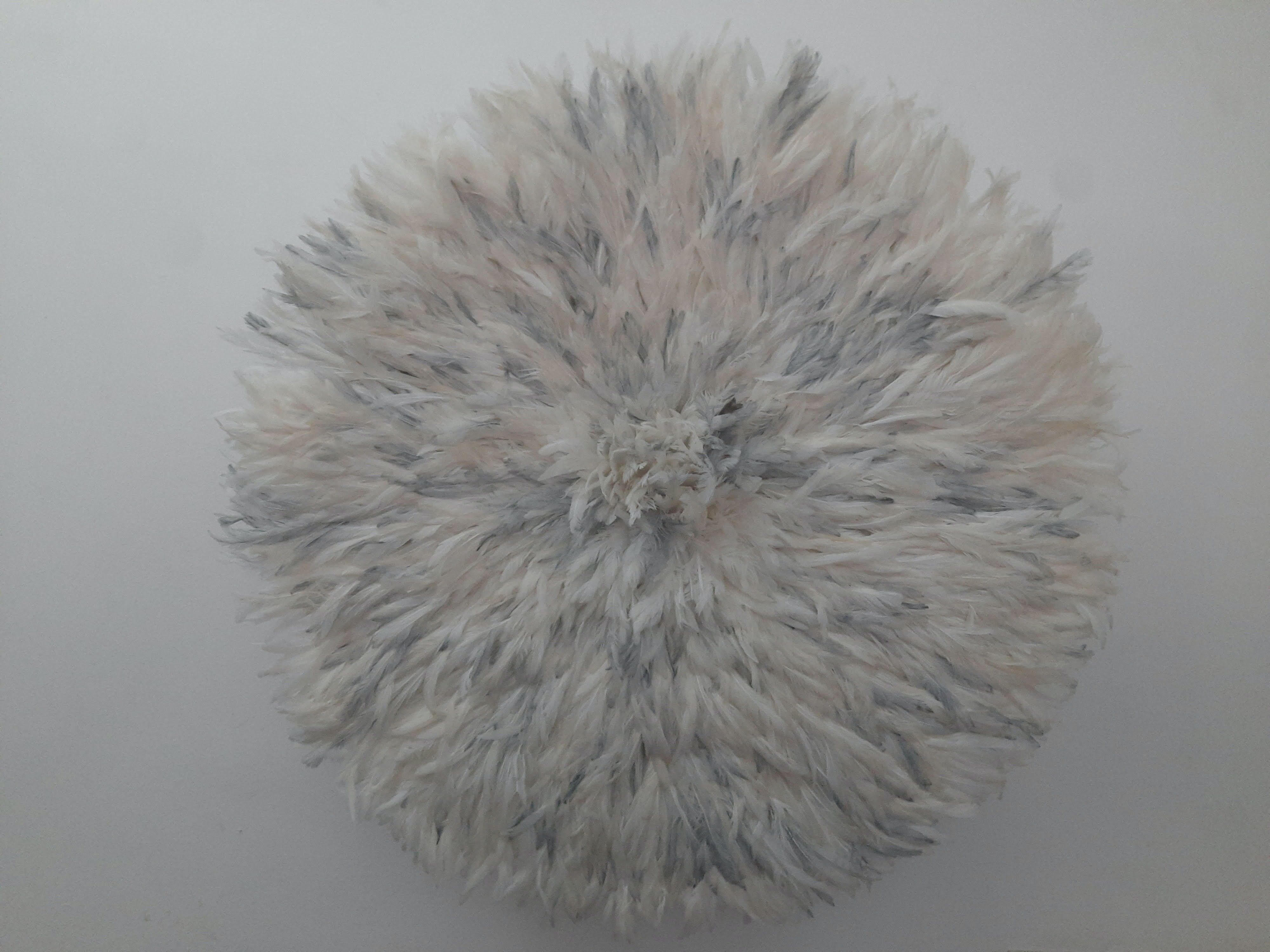 Cappello juju bianco maculato grigio 80 cm