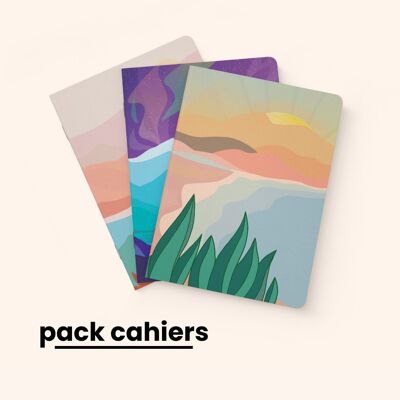 REBAJAS Set de 20 Cuadernos A5 - 30% de descuento