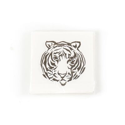 Tovaglioli HV 'Tigerhead' -16,5 x 16,5 cm