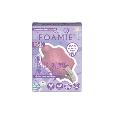 Foamie - 2in1 solid shampoo & shower gel for children pink