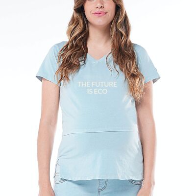 T-shirt d'allaitement "The Future Is Eco"