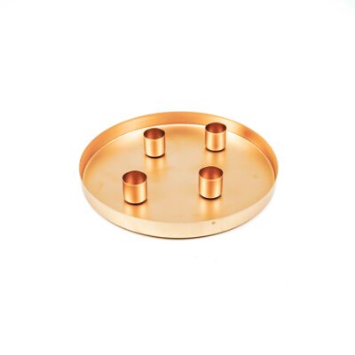 HV On the move candleholders - 20x20x2.8CM - Gold