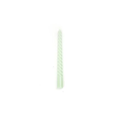 HV Velas Torcidas 4 uds - Verde Claro - 2x20cm