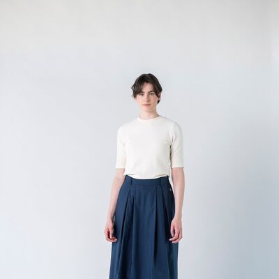 Organic Cotton Lida Skirt (Dark Navy)