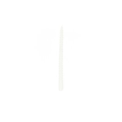 HV Velas Torcidas 4 uds - Blanco - 2x30cm