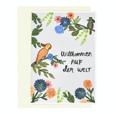 Welcome to the world | New baby card