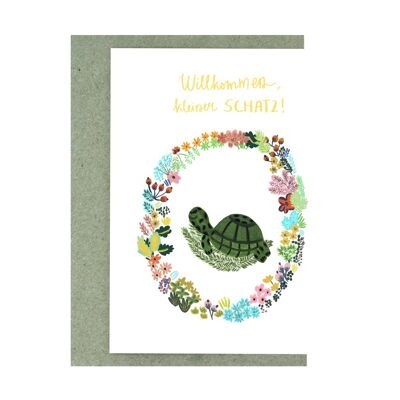 bébé tortue | Nouvelle carte bébé