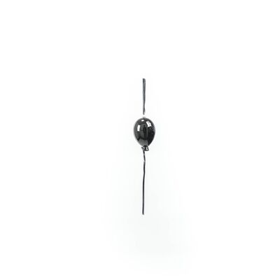HV Glass Balloon Hanger - Black - S - 5x8cm